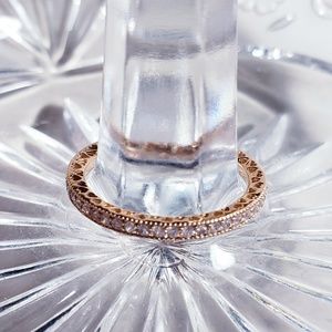 Authentic Pandora ring -- Hearts of Pandora (Rose)